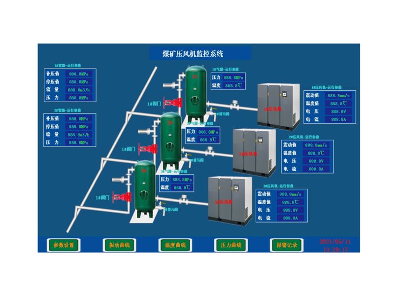 壓風(fēng)機(jī)監(jiān)控系統(tǒng)